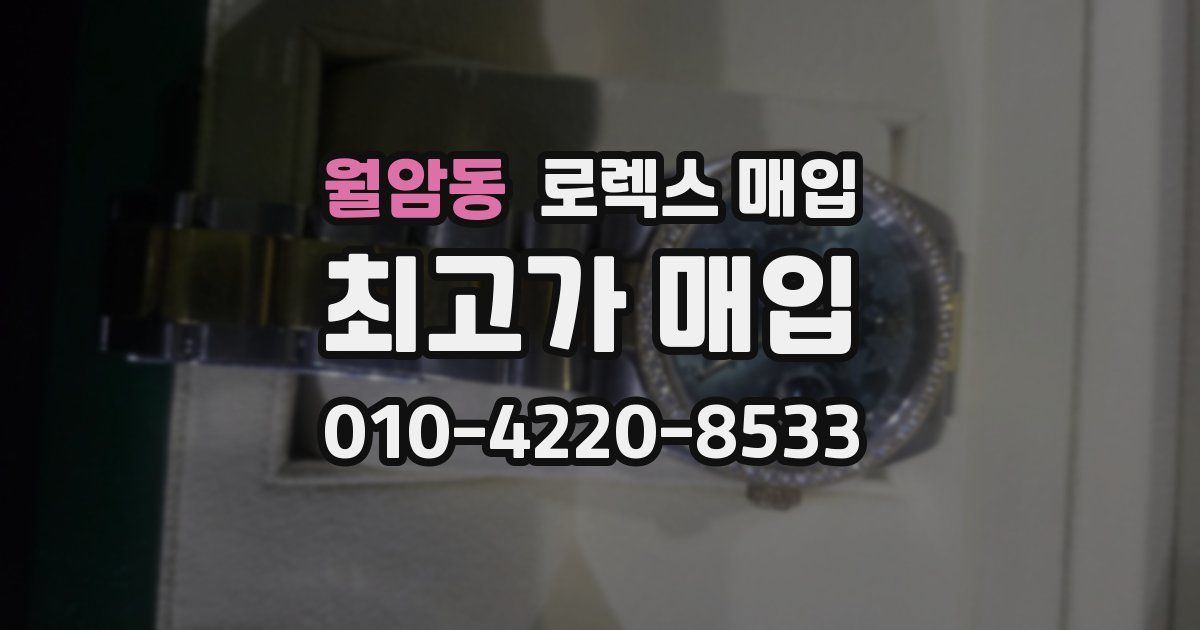 월암동 로렉스 매입