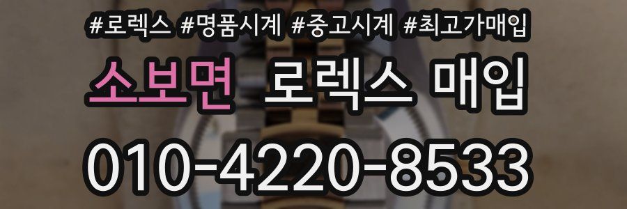 소보면 로렉스 매입