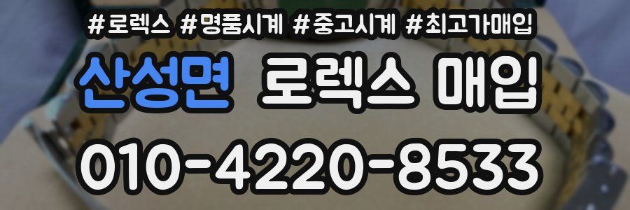 산성면 로렉스 매입