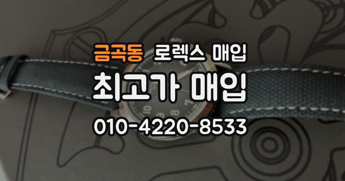 금곡동 로렉스 매입