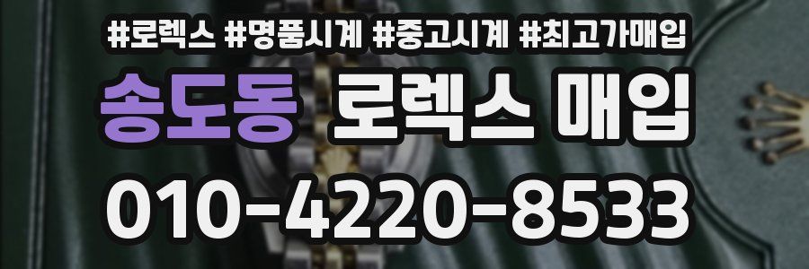 송도동 로렉스 매입