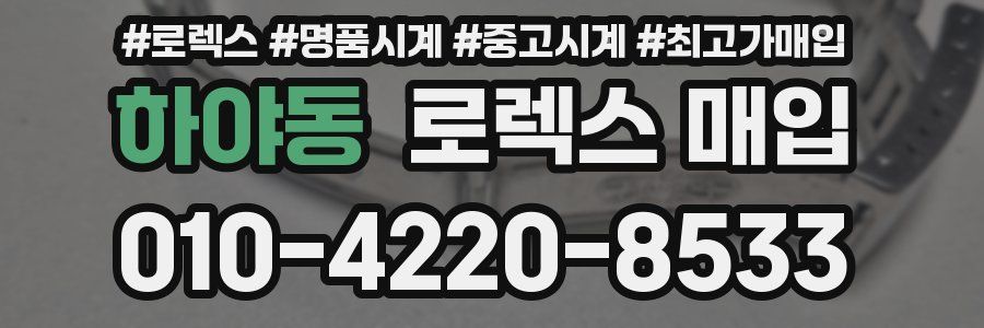 하야동 로렉스 매입
