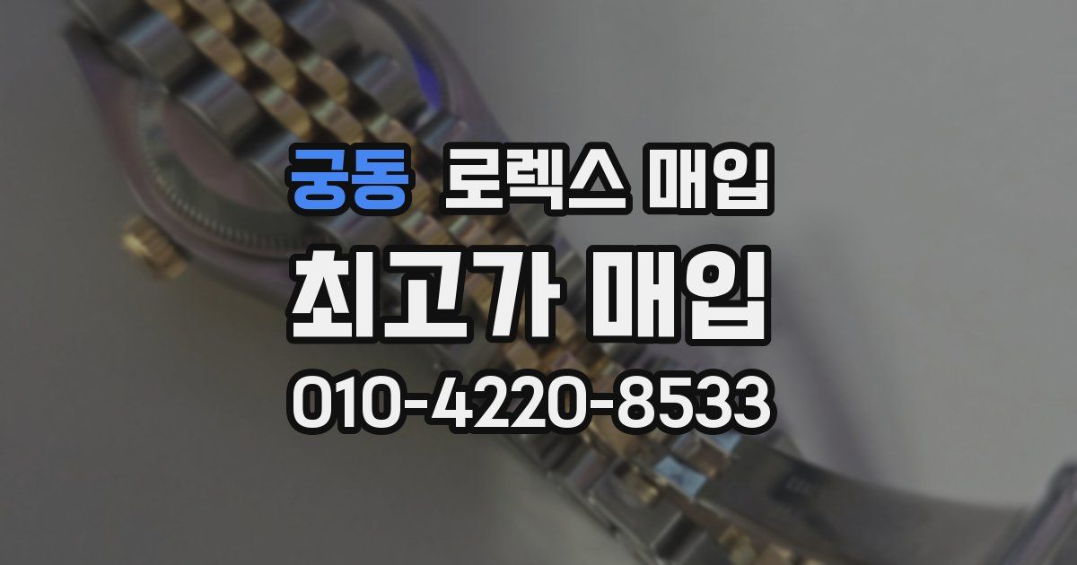 궁동 로렉스 매입