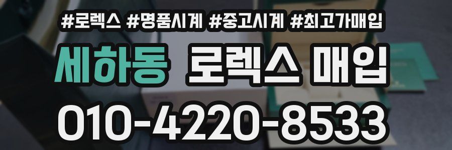 세하동 로렉스 매입