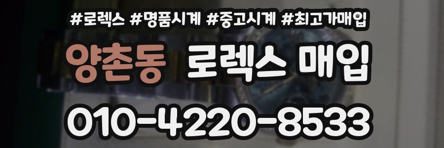 양촌동 로렉스 매입