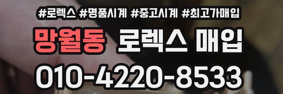 망월동 로렉스 매입