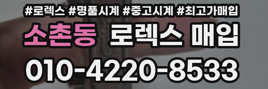 소촌동 로렉스 매입