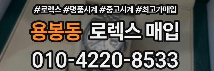 용봉동 로렉스 매입