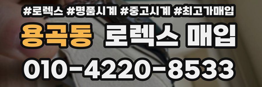 용곡동 로렉스 매입