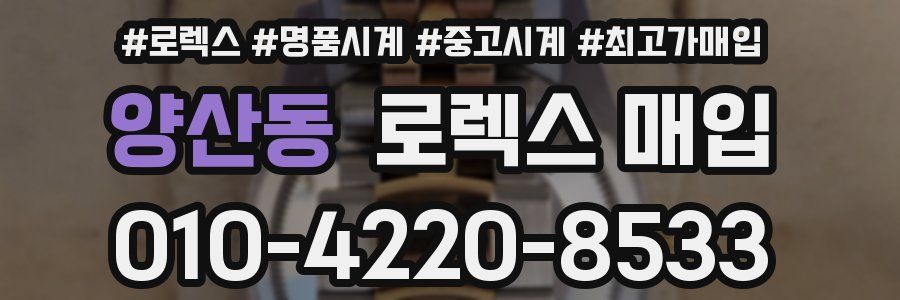 양산동 로렉스 매입