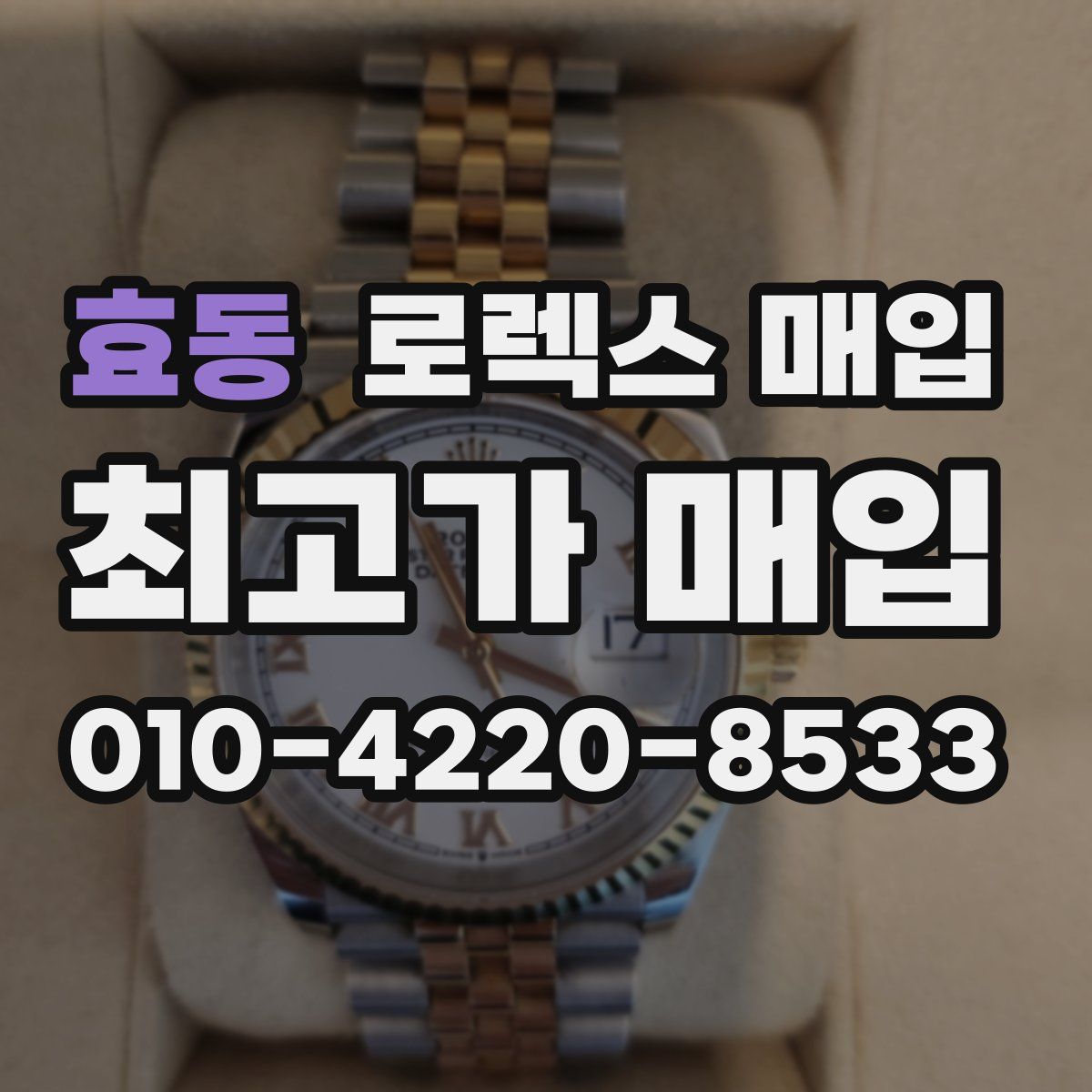 효동 로렉스 매입