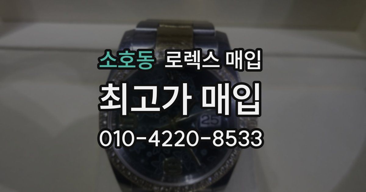 소호동 로렉스 매입