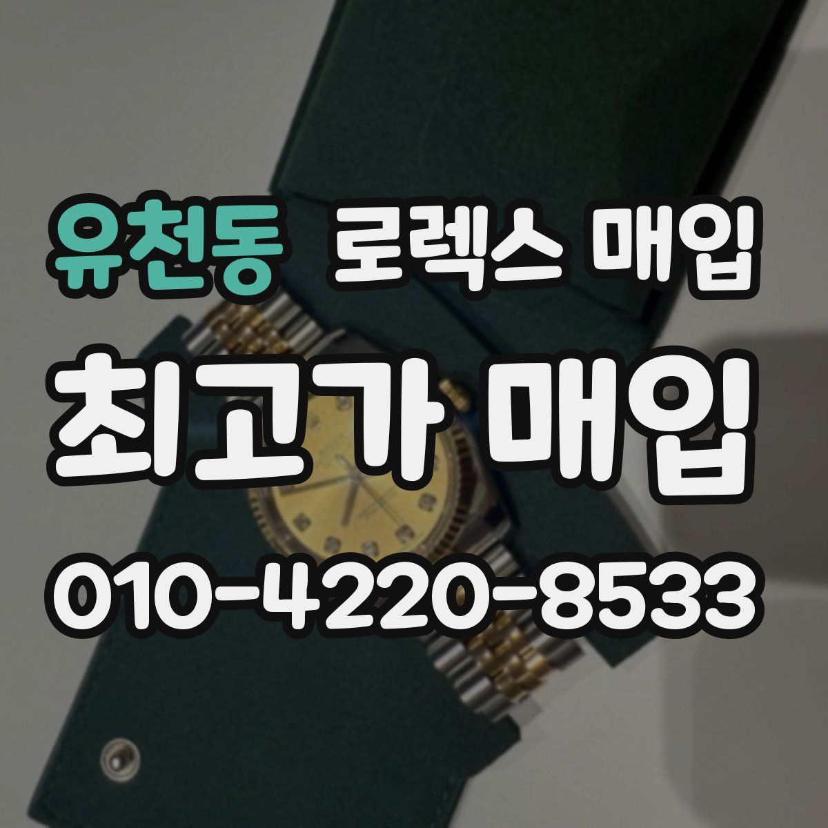 유천동 로렉스 매입