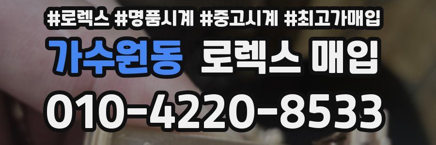 가수원동 로렉스 매입