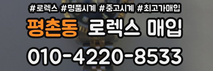 평촌동 로렉스 매입