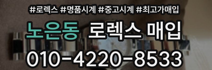 노은동 로렉스 매입
