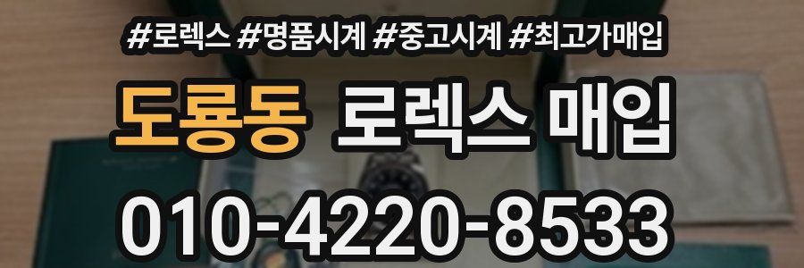 도룡동 로렉스 매입