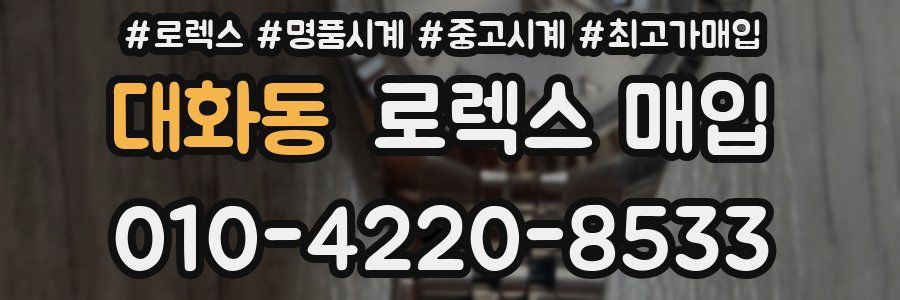대화동 로렉스 매입