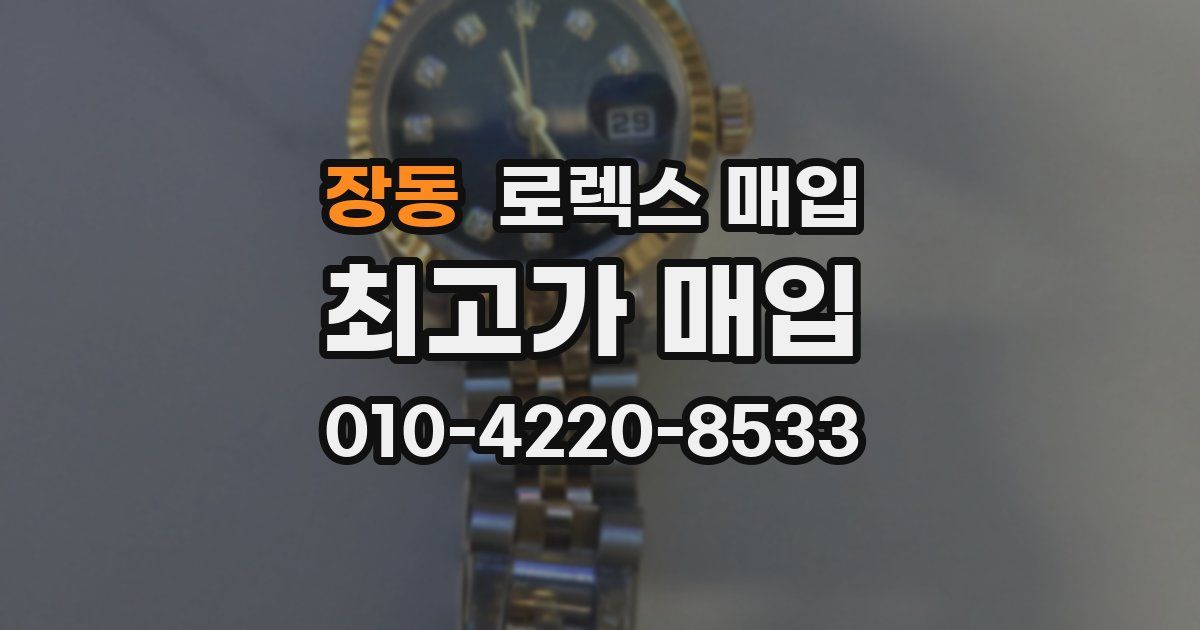 장동 로렉스 매입