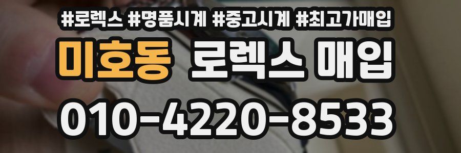 미호동 로렉스 매입