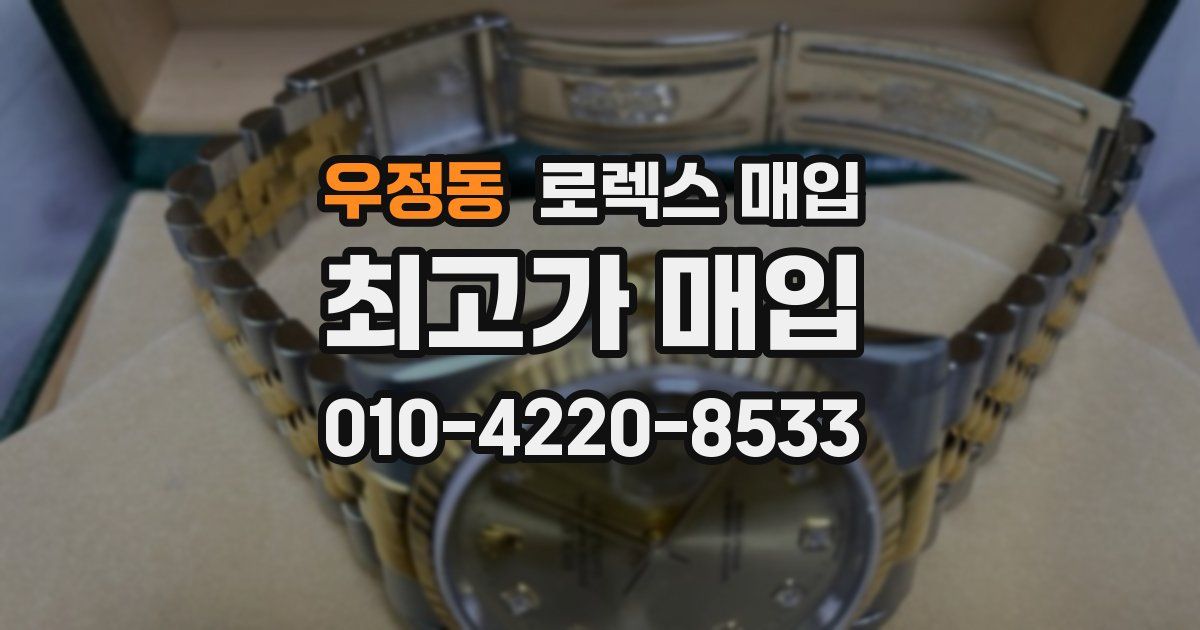 우정동 로렉스 매입