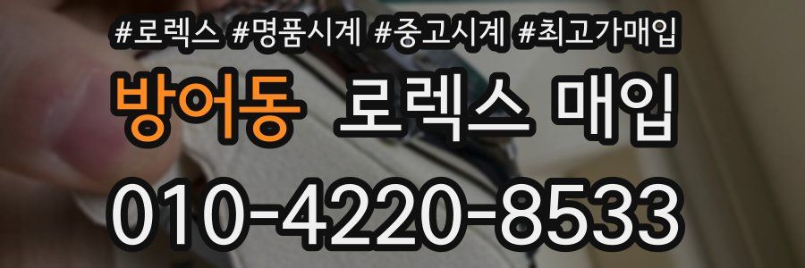 방어동 로렉스 매입