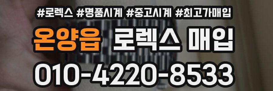 온양읍 로렉스 매입