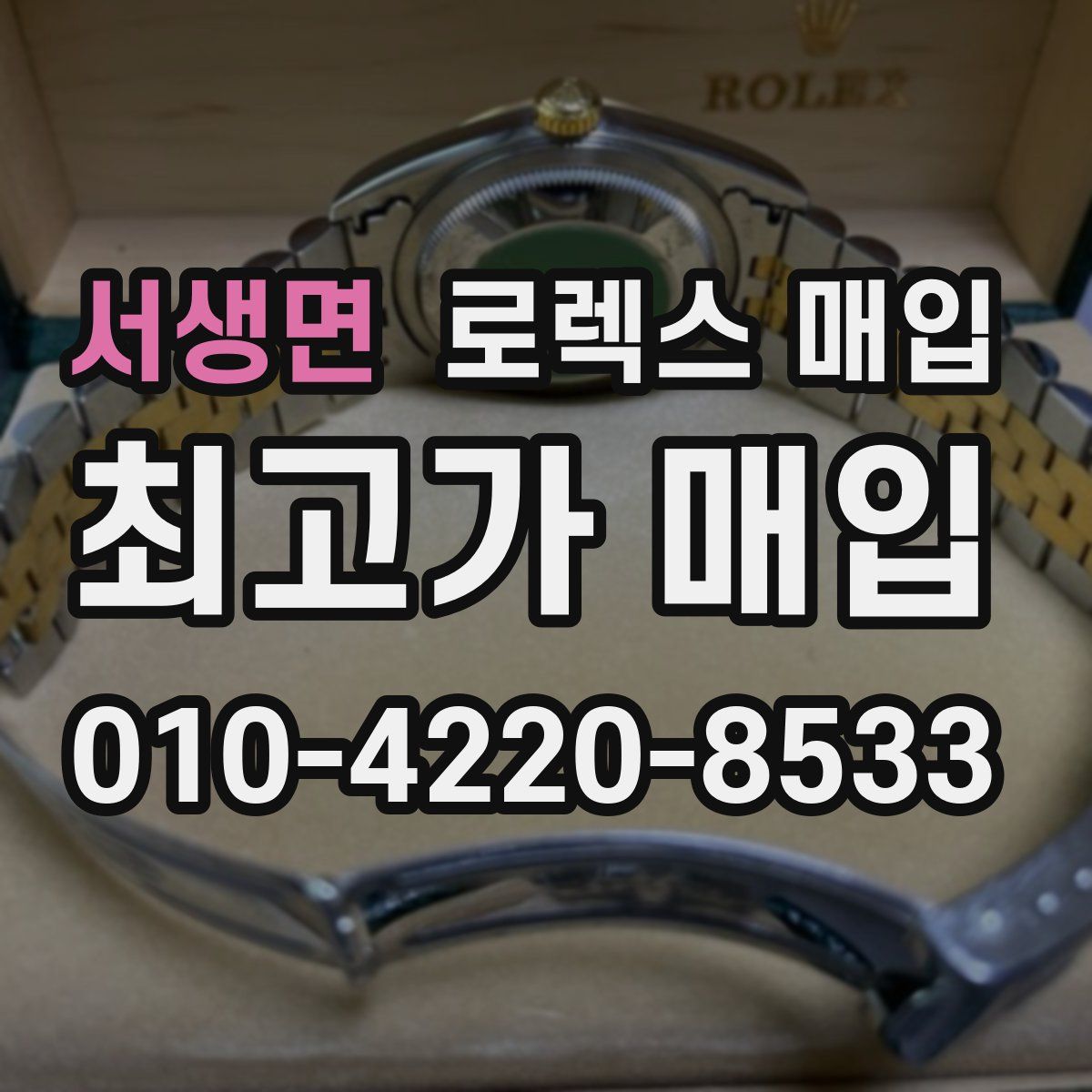 서생면 로렉스 매입