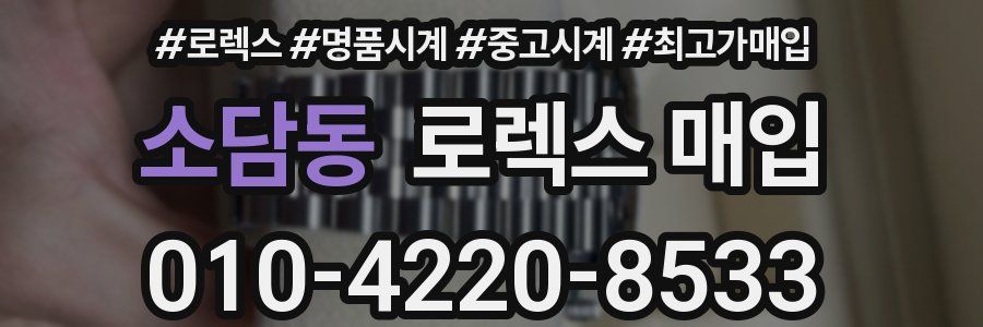 소담동 로렉스 매입