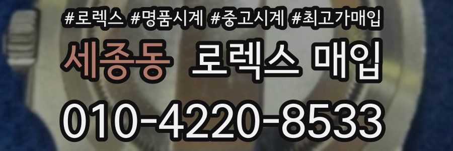 세종동 로렉스 매입