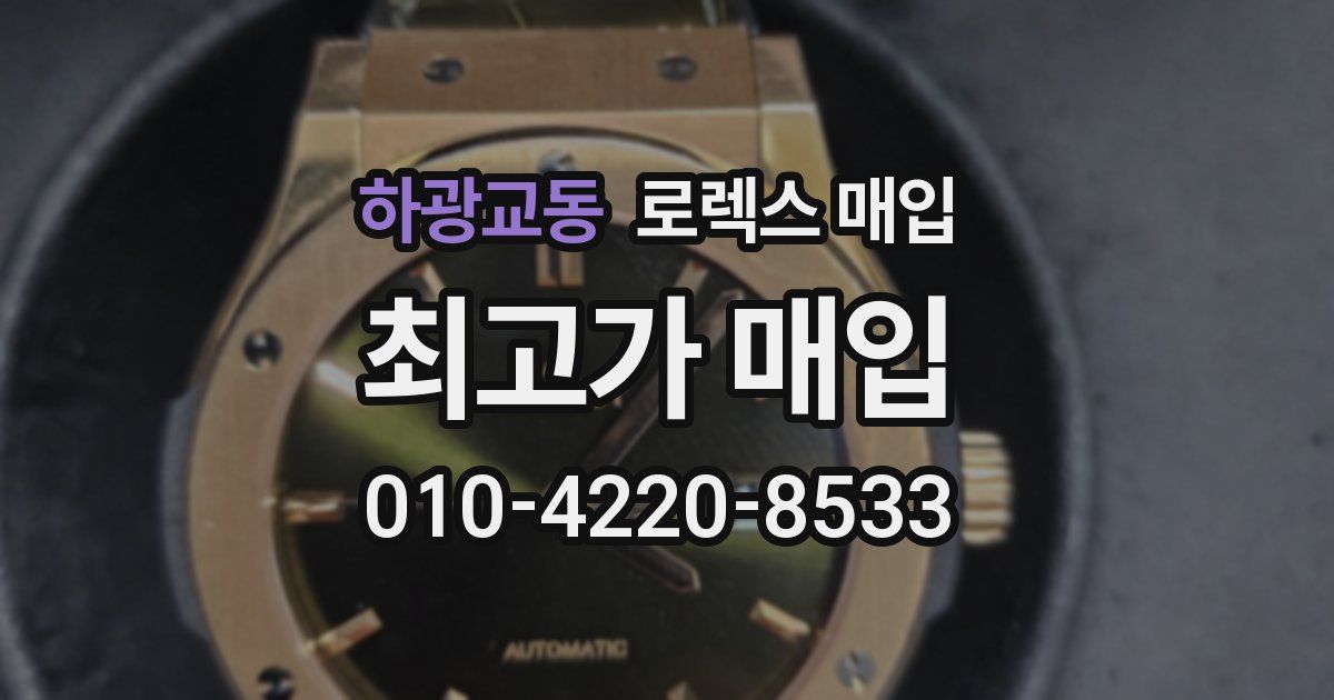 하광교동 로렉스 매입