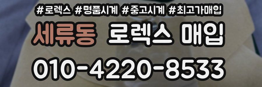 세류동 로렉스 매입