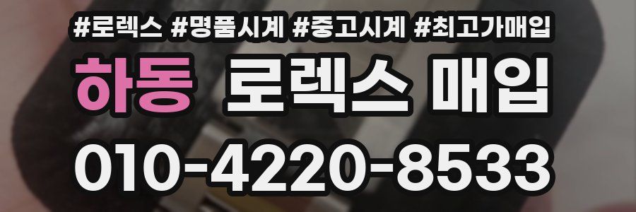 하동 로렉스 매입