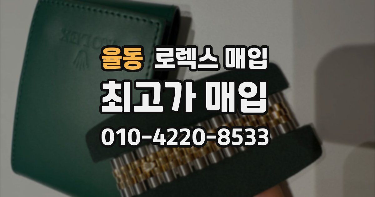 율동 로렉스 매입