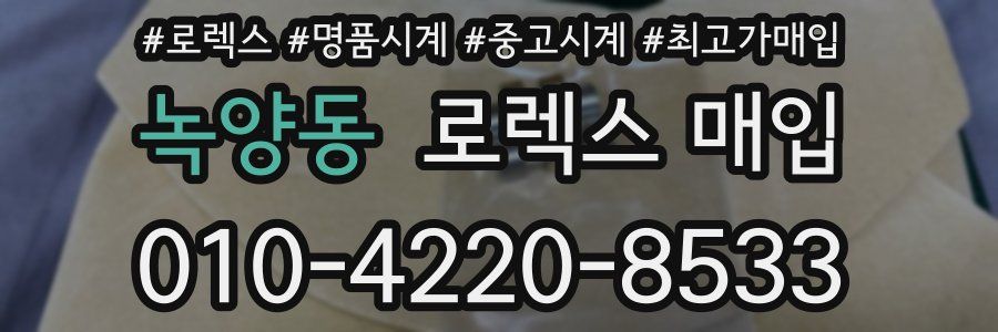 녹양동 로렉스 매입