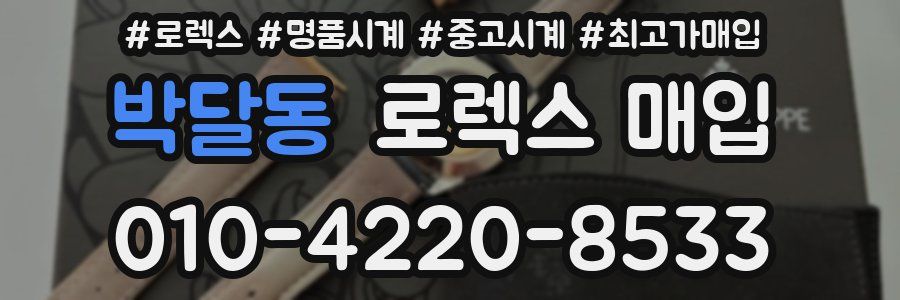 박달동 로렉스 매입