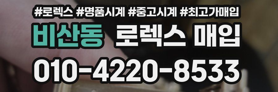 비산동 로렉스 매입