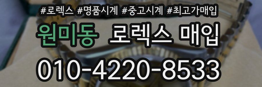 원미동 로렉스 매입
