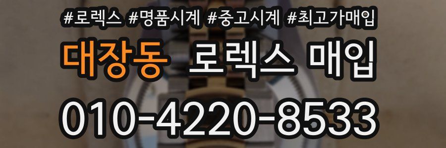 대장동 로렉스 매입