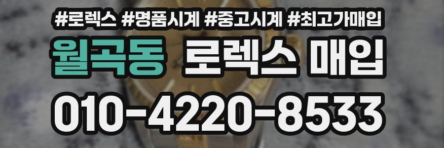 월곡동 로렉스 매입