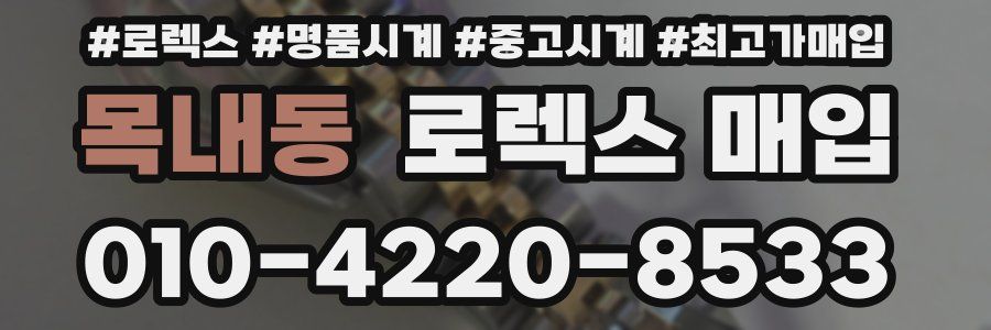 목내동 로렉스 매입