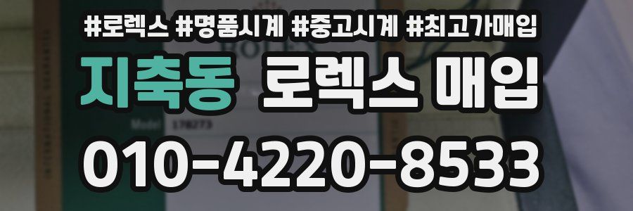 지축동 로렉스 매입