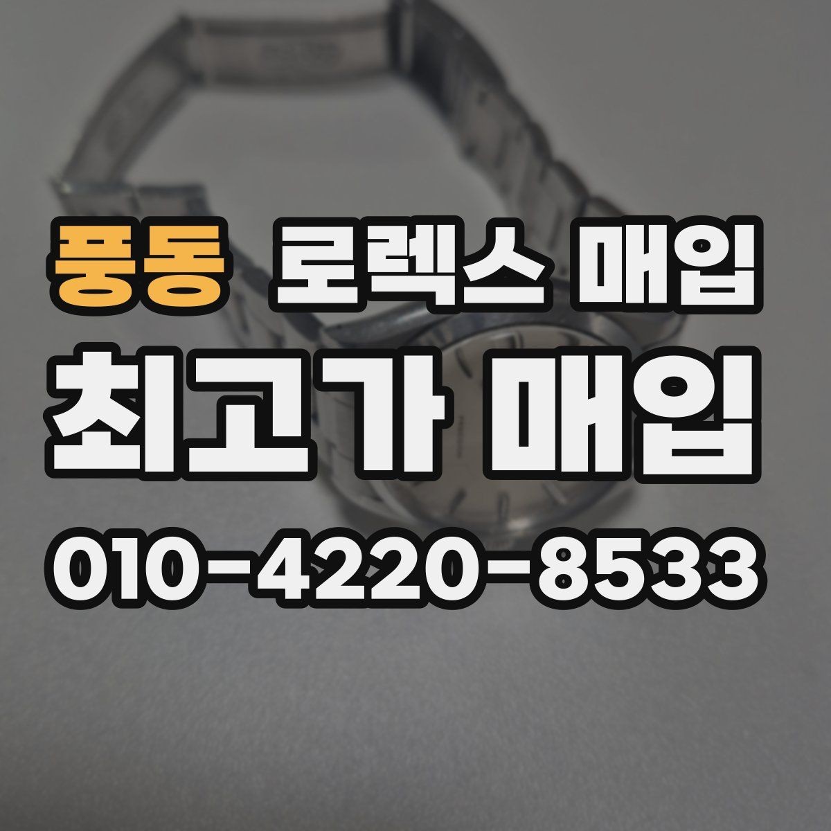 풍동 로렉스 매입 스틸 모델이 인기인 이유