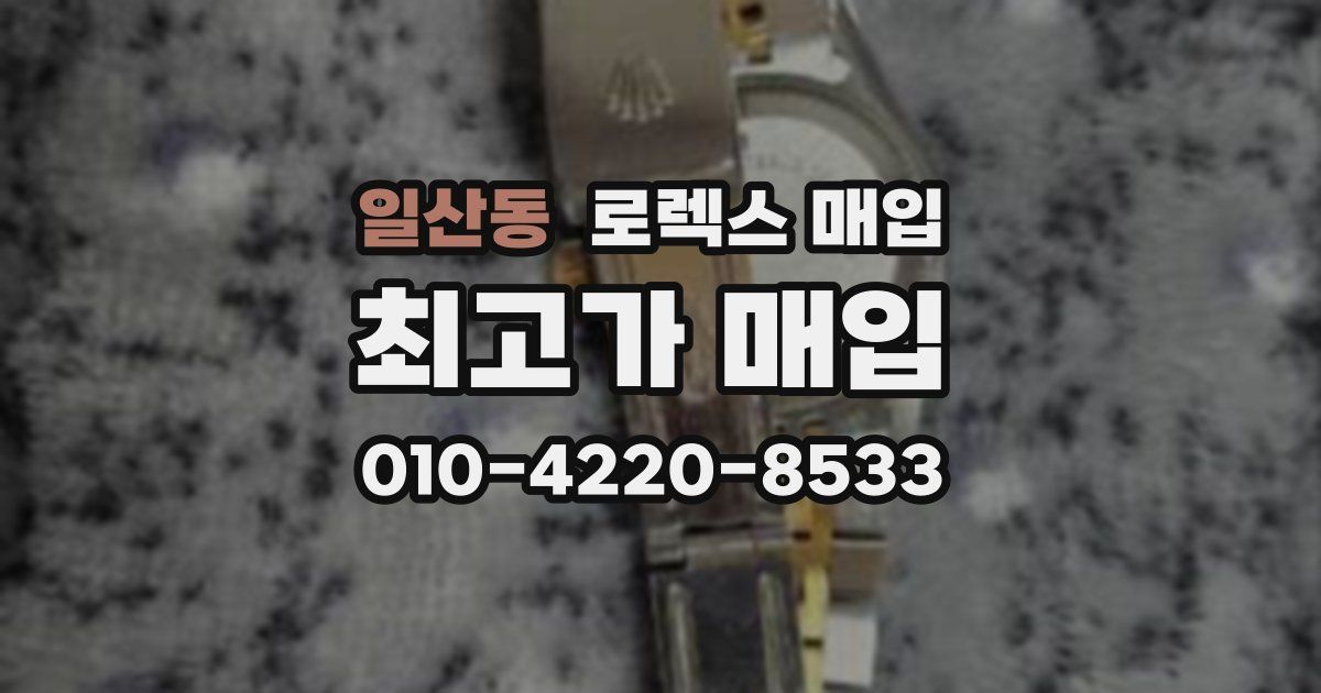 일산동 로렉스 매입