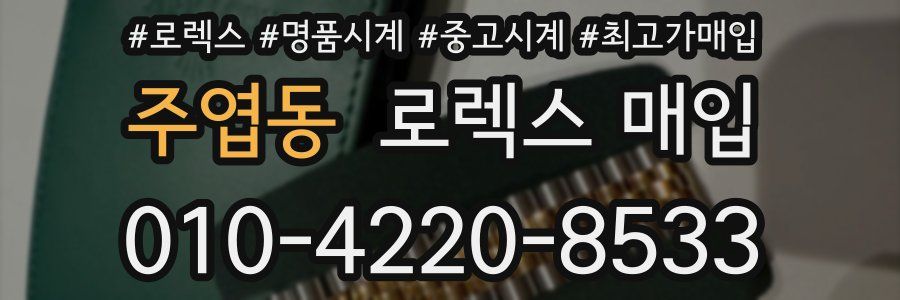 주엽동 로렉스 매입