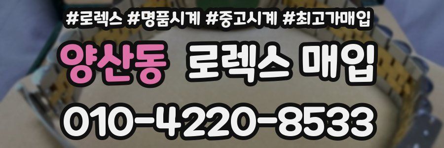 양산동 로렉스 매입