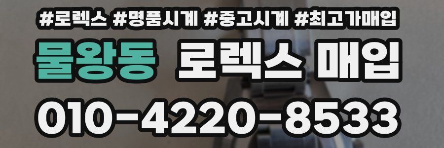 물왕동 로렉스 매입