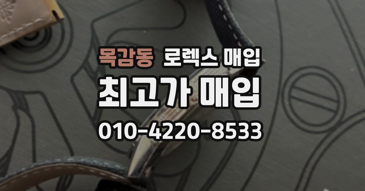 목감동 로렉스 매입