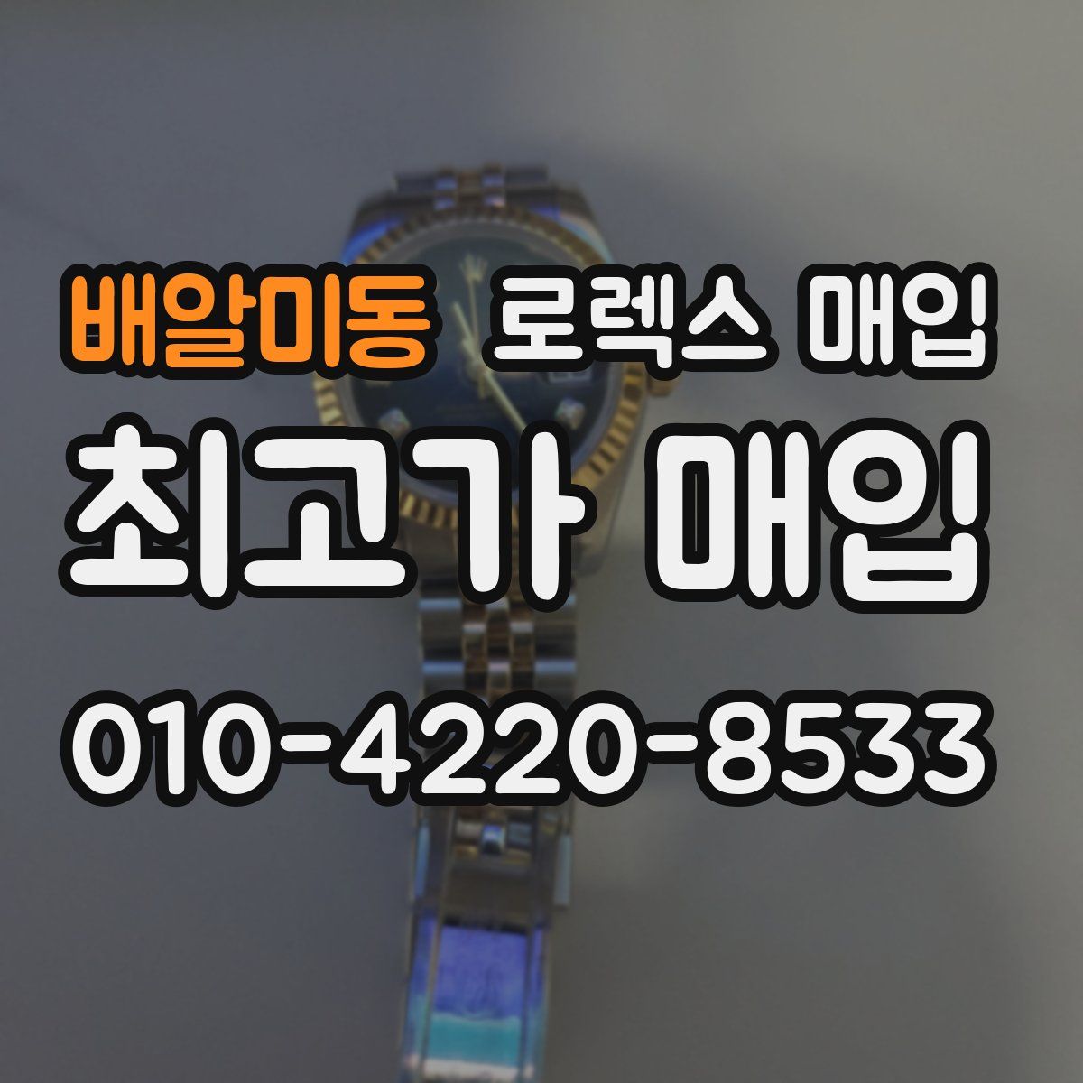 배알미동 로렉스 매입