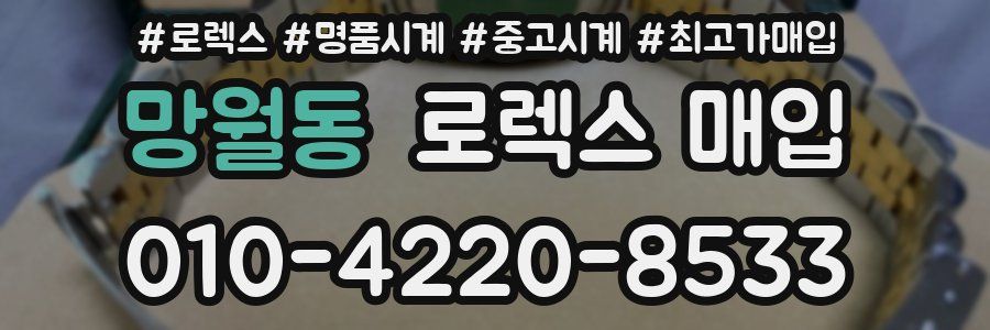 망월동 로렉스 매입